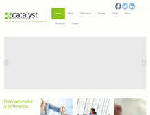 Tablet Screenshot of catalystcs.org